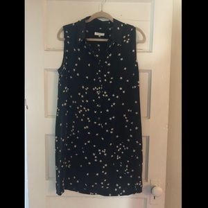 Equipment Femme 100% Silk Button up Dress